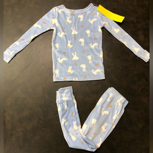 Cat & Jack Pajamas 2 Pc Cat And Jack Pajamas Bunnies And Carrots